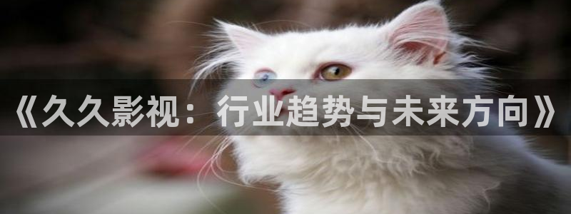 熊猫电影yy8y3免费：《久久影视：行业趋势与未来方向》